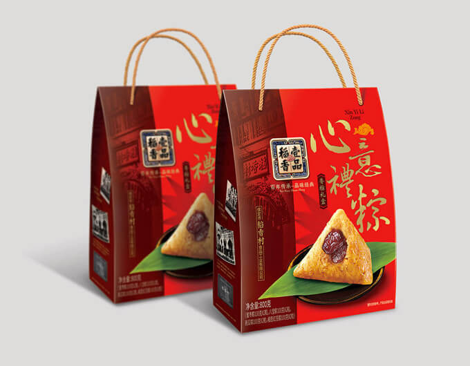 稻香村產(chǎn)品包裝設計,粽子包裝設計